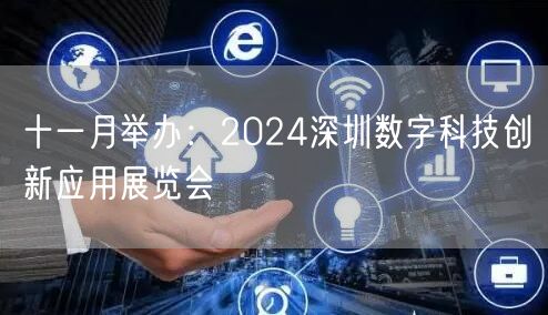 十一月举办：2024深圳数字科技创新应用展览会